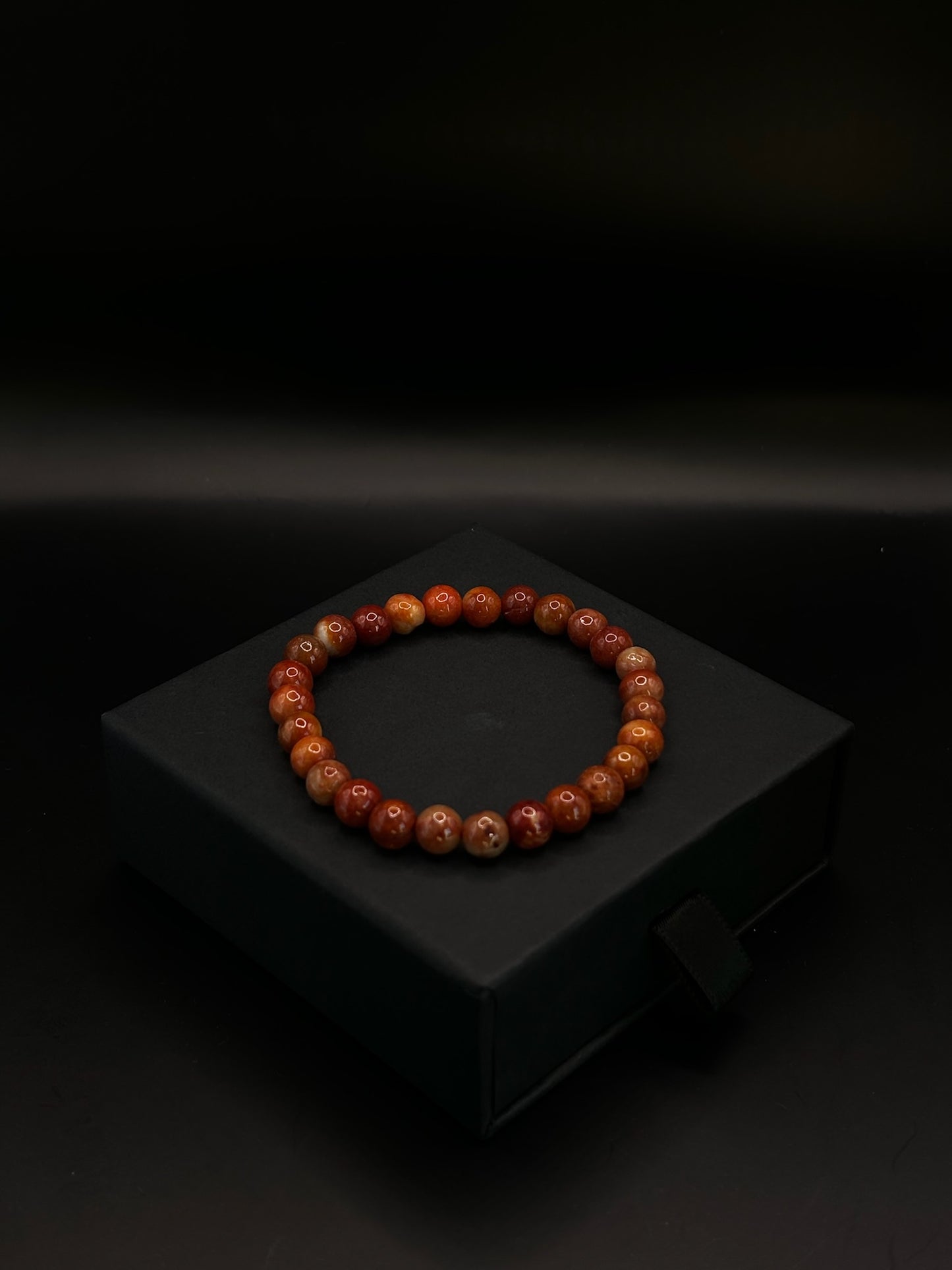 Small Red Jade Bracelet