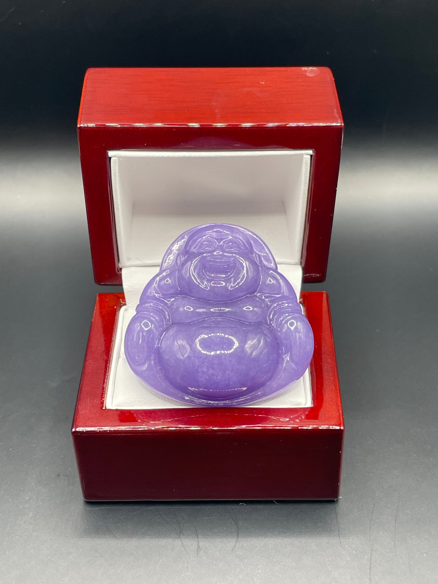 Purple Buddha Pendant