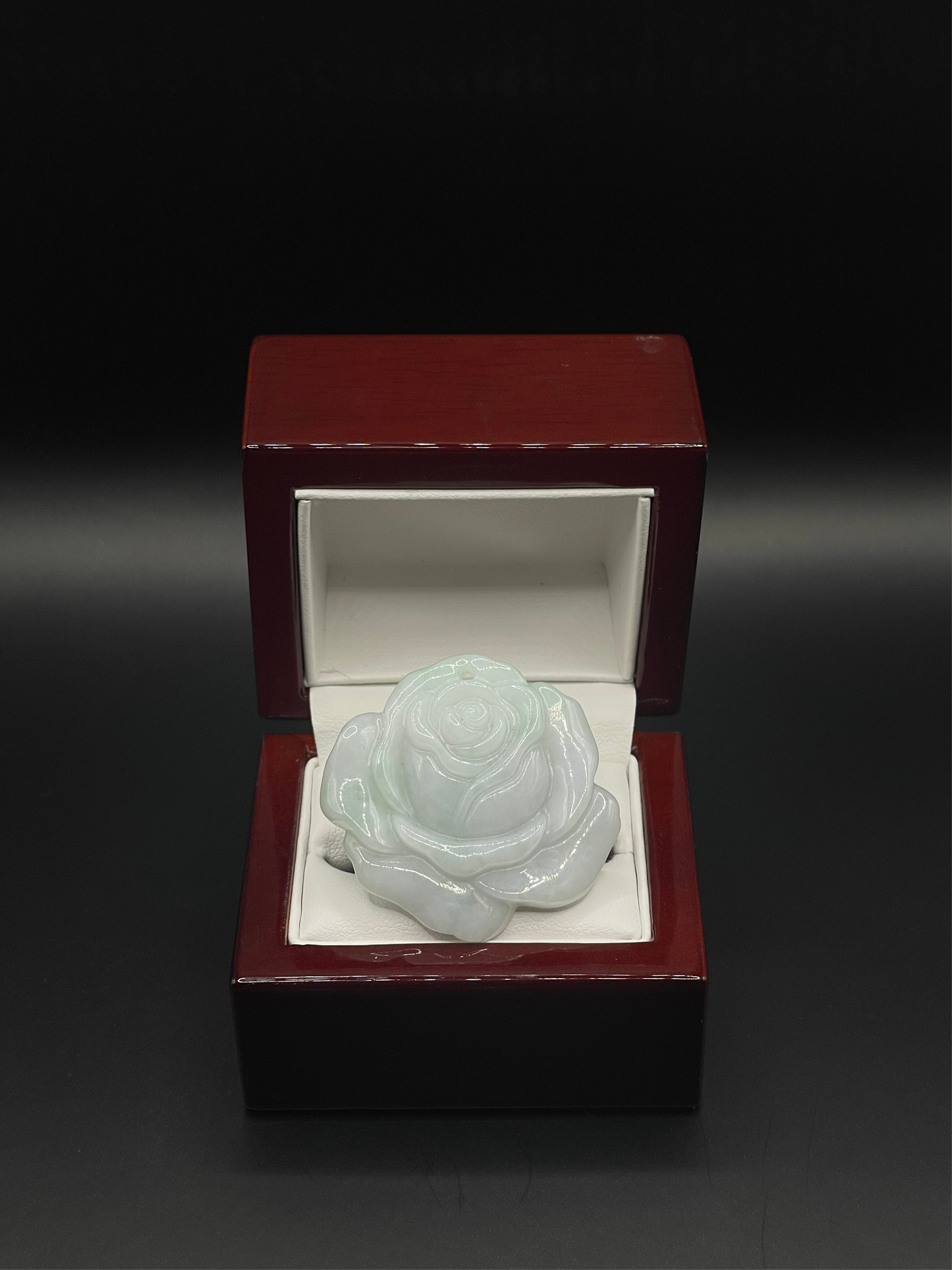 White Rose Flower Pendant