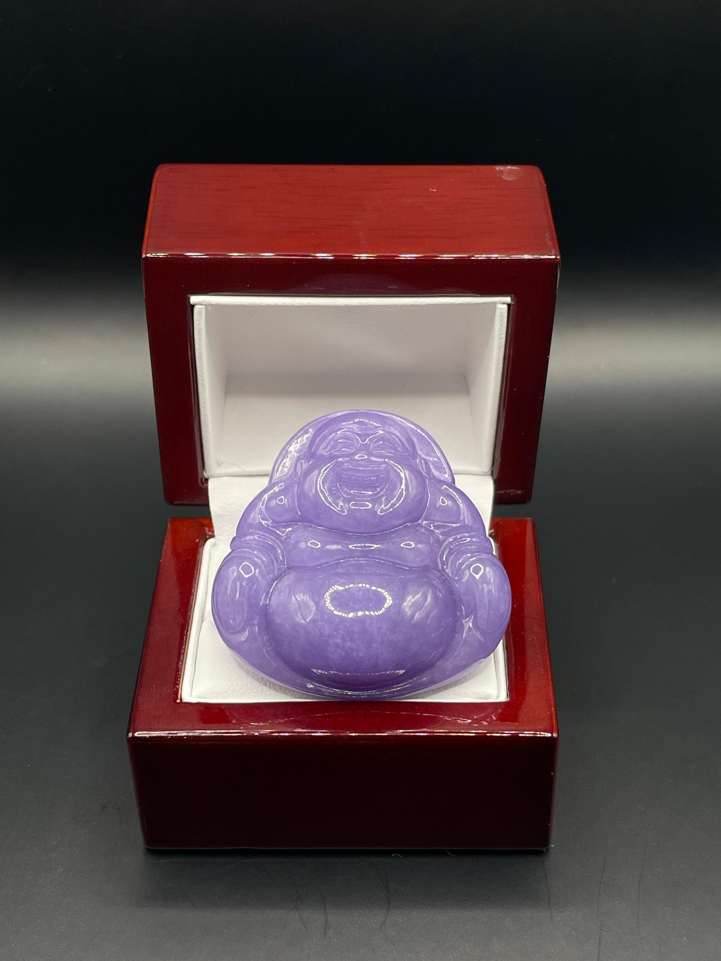 Purple Buddha Pendant