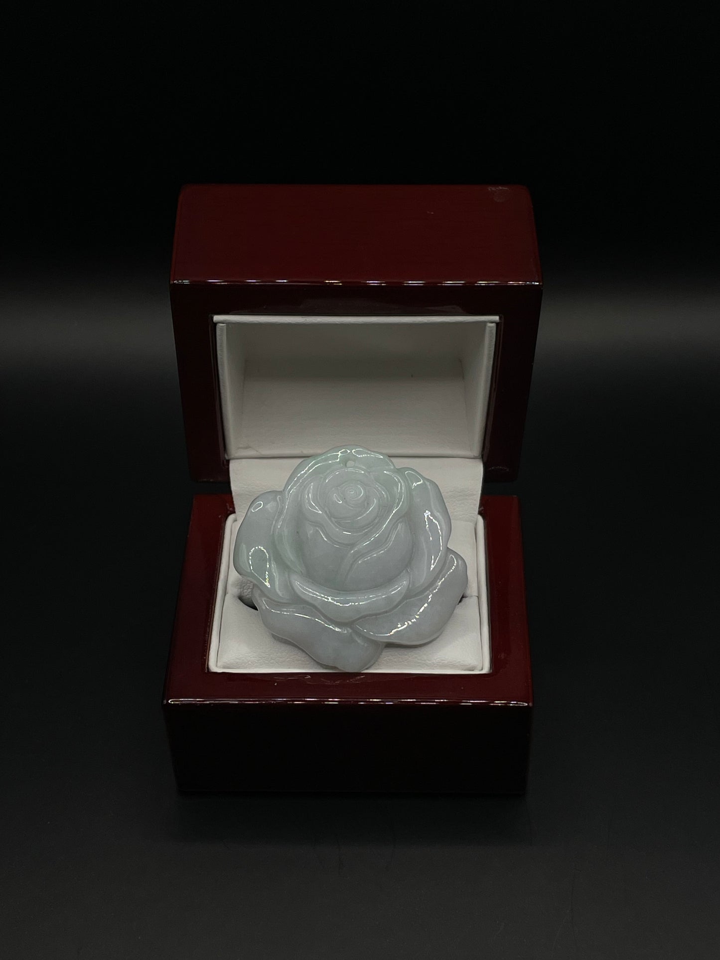 White Rose Flower Pendant