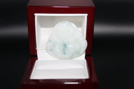 Jade White Green Buddha